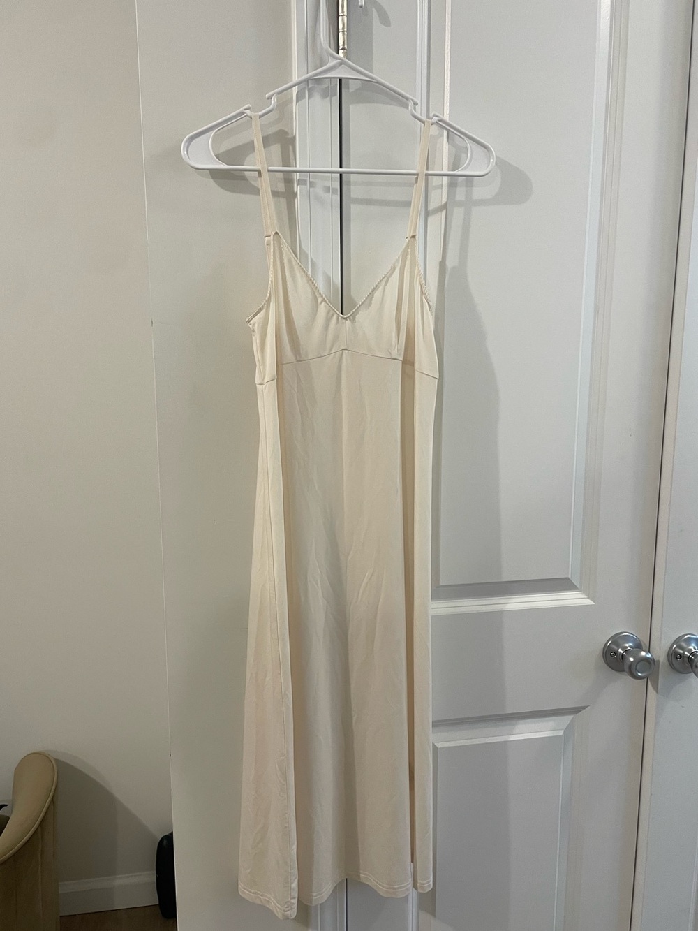 Zimmerman Cream Satin Slip Dress